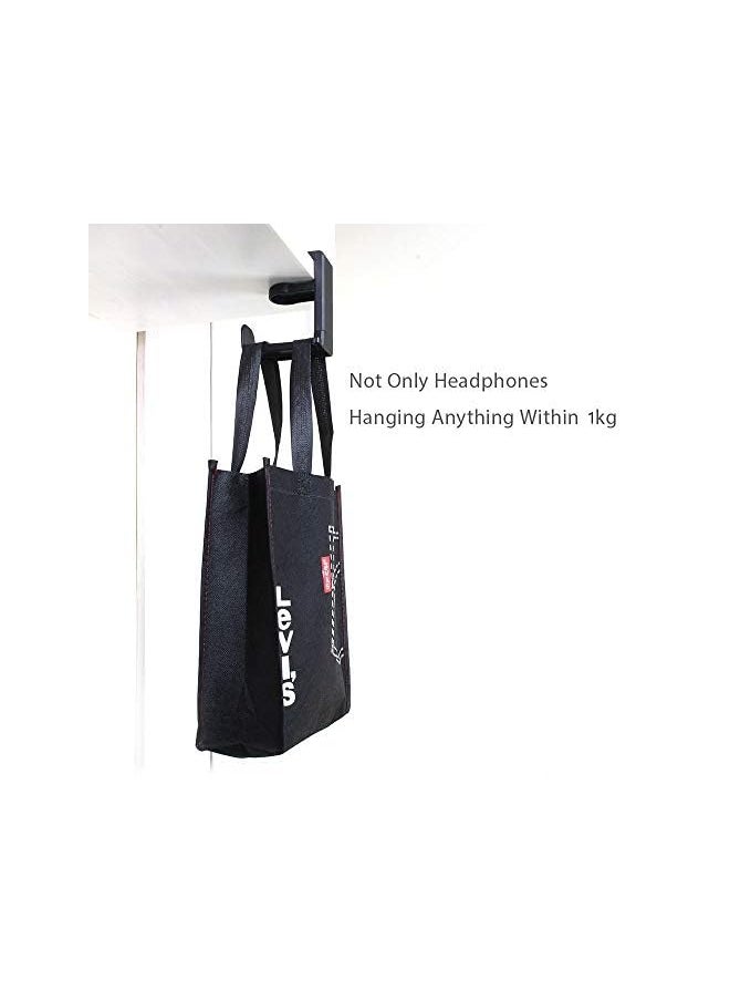 X spring Headphone Stand Hanger Headphone Hook Holder With Adjustable Rotating Arm Clamp And Cable Organizer Universal Stand For Gaming Headset  - Image 3