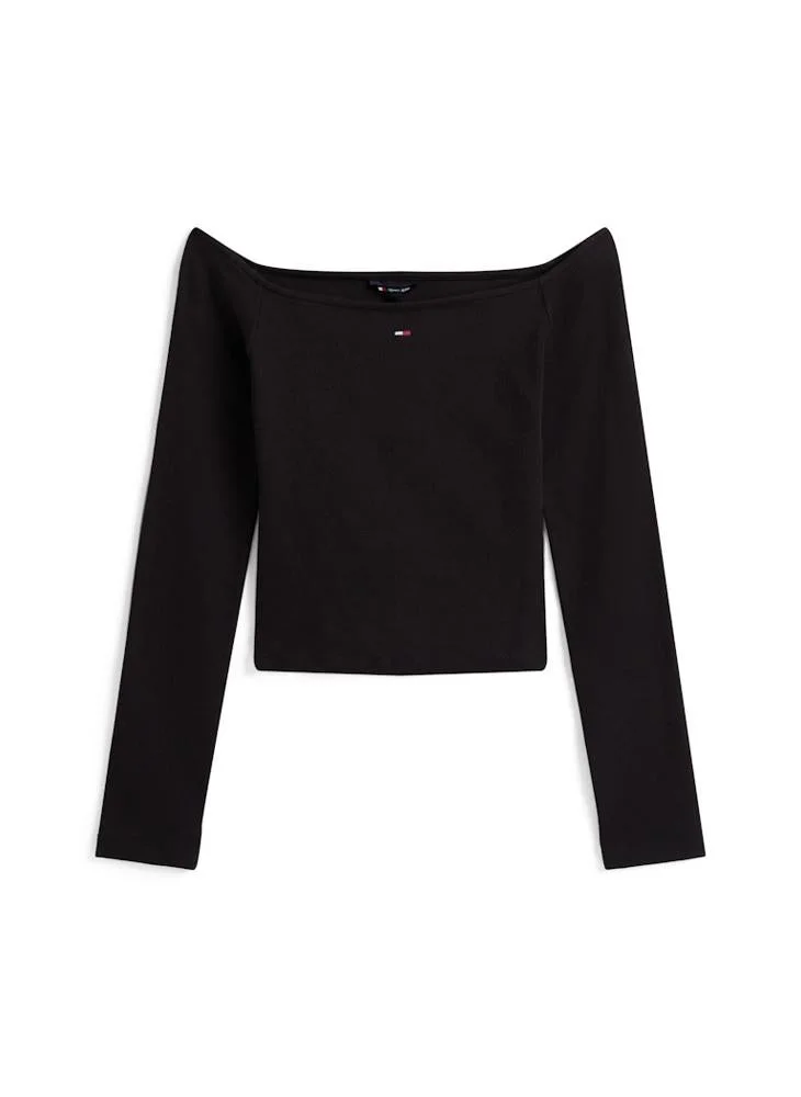 TOMMY JEANS  Essential Off Shoulder Top for Women | Best Price UAE