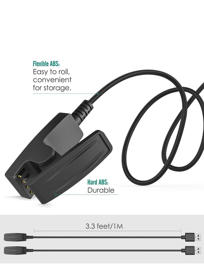 Captaintech Charger for Garmin Forerunner 235/35/ 35J/ 64/230/ 630/645/ 645 Music/ 735XT/ Vivomove HR/Approach S20/ G10/ Lily Watches ，Smart Watch Replacement Charger Charging Clip Sync Data Cable - Image 4