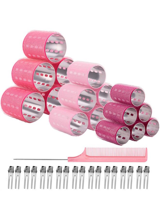 Asani Thermal Rollers For Hair Large 37 Self Grip Hair Rollers With 18 Clips And Styling Comb Aluminum Thermal Hair Rollers For Volume And Allday Curls For Short Medium And Long Hair - Image 2