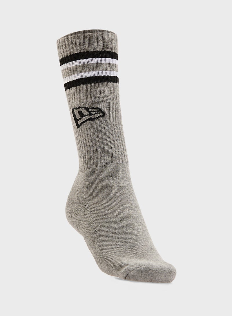 NEW ERA Retro Stripe Crew Socks  - Image 3