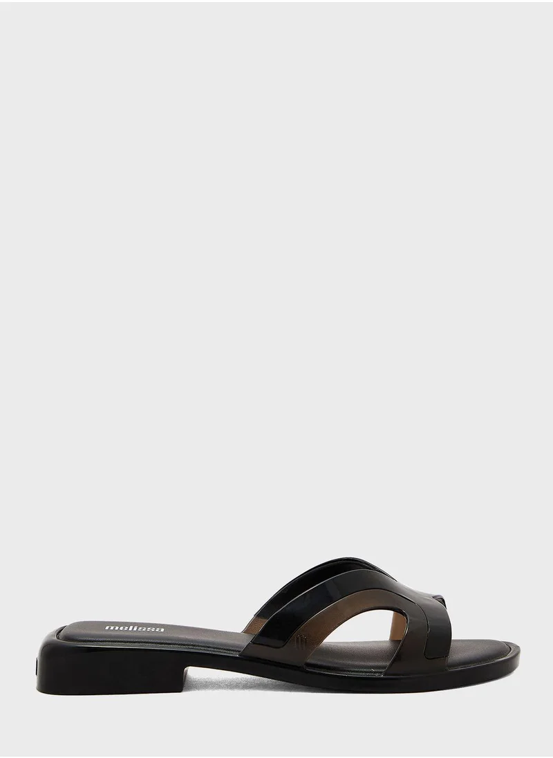 melissa Multi Strap Low Heel Sandals