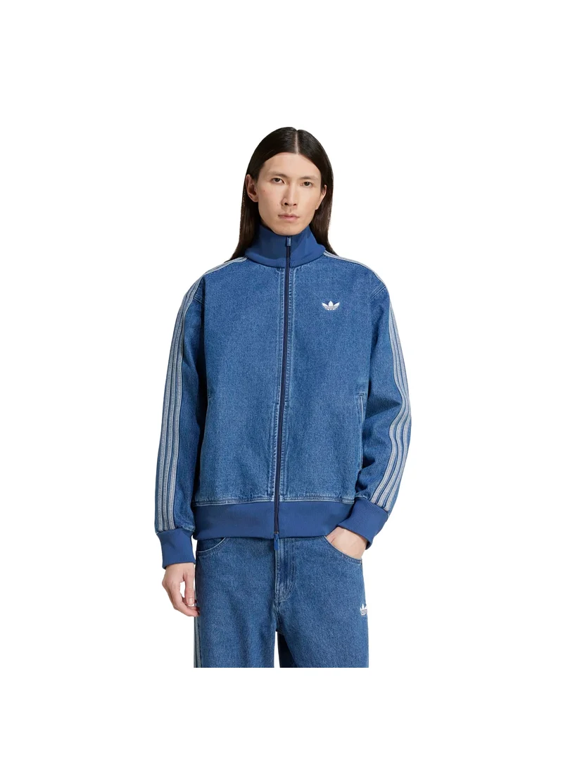 اديداس adidas DENIM FB TT Blue Originals Men TRACK TOPS