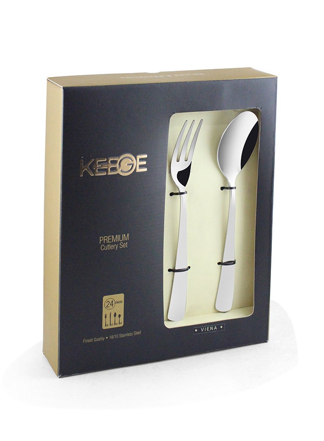 Kedge Viena 24 Pcs Cutlery Set (4) - Image 2