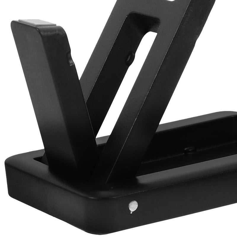 Adjustable Laptop Stand with Cooling Support Foldable Portable Phone Holder Black - Image 4