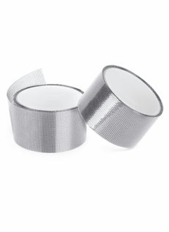 Excefore Window Screen Repair Kit, 2 Pcs Strong Adhesive & Waterproof Fiberglass Covering Mesh Tape  - Image 1