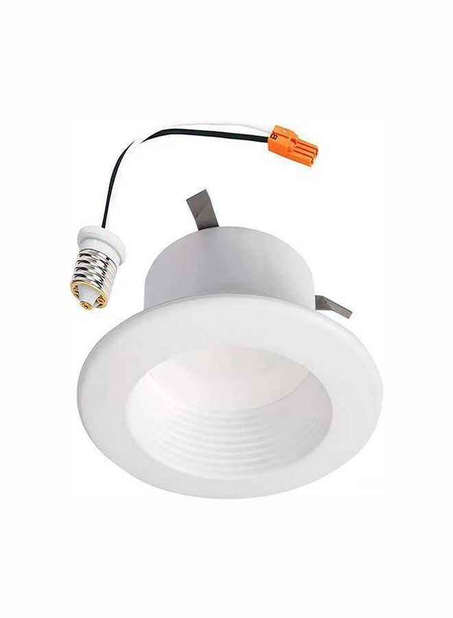 Halo RL 4 in. White Integrated LED Recessed Ceiling Light Fixture Retrofit Baffle Trim with 90 CRI, 5000K Daylight - Image 1