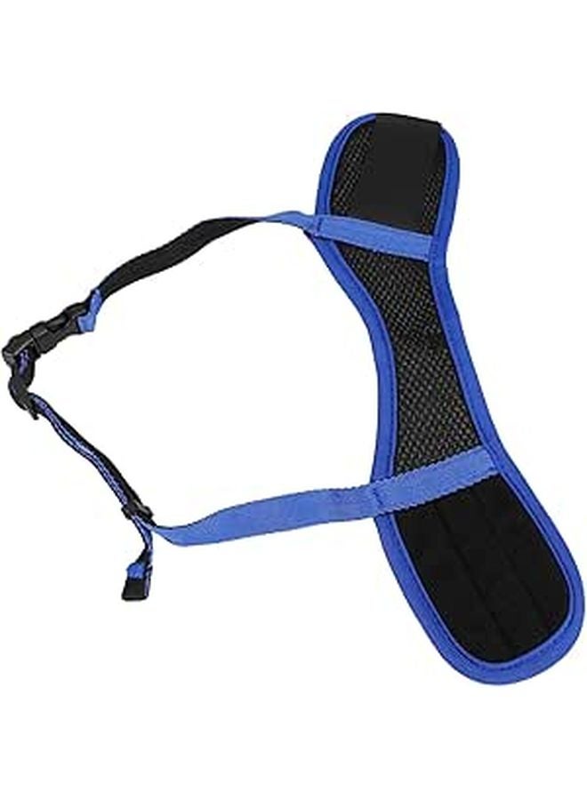 Adjustable Dog Muzzle Anti Barking Breathable Mouth Cover For Small Dogs Blue - Image 1