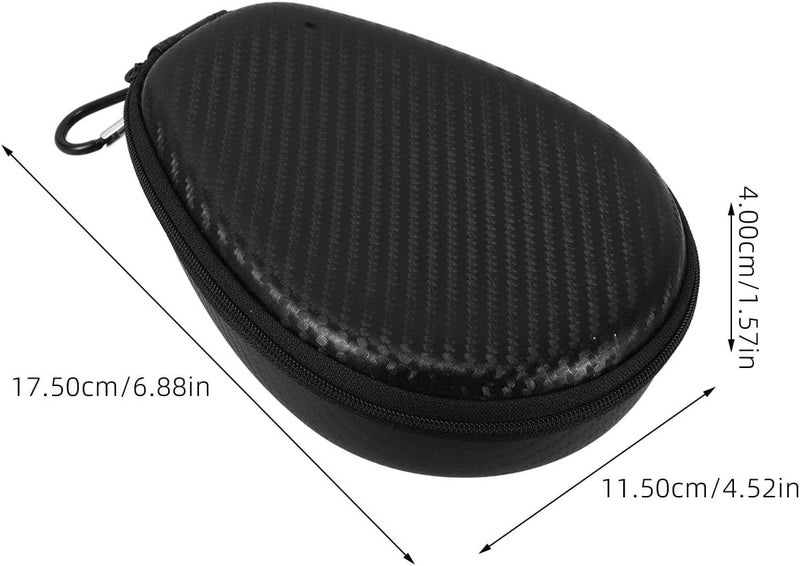 Portable Earphone Pouch Hard Shell Case for Headphones Compatible with Shan Shui, Pressure-Resistant Travel Accessory Organizer for Earbud and Cable Storage - Image 2