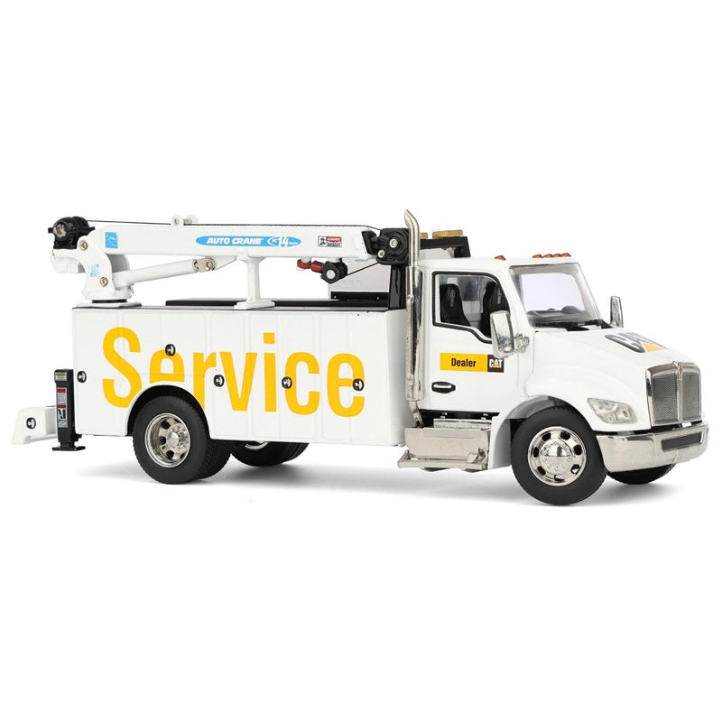 Diecast Masters 1/50 CAT Kenworth T380 Crane Truck with Titan 85 Body & Miller EnPack 85786 - Image 2