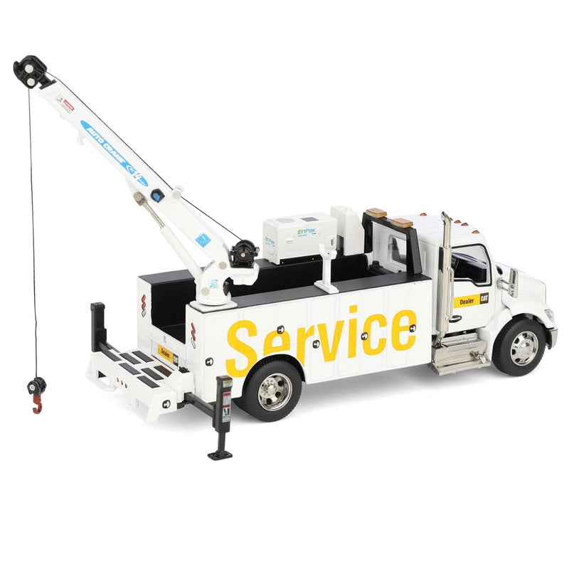 Diecast Masters 1/50 CAT Kenworth T380 Crane Truck with Titan 85 Body & Miller EnPack 85786 - Image 5