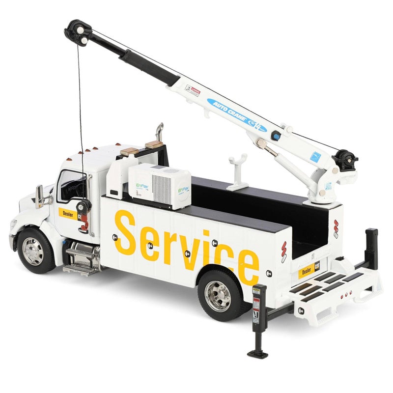 Diecast Masters 1/50 CAT Kenworth T380 Crane Truck with Titan 85 Body & Miller EnPack 85786 - Image 4