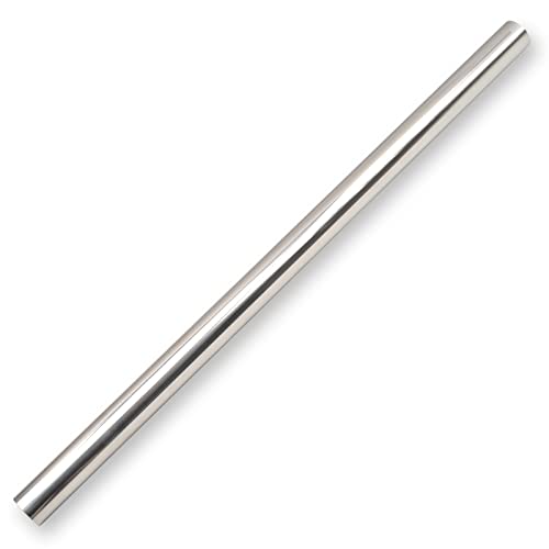FGJQEFG 2.5 Inch Straight DIY Custom Mandrel Exhaust Pipe Tube Pipe, 30 Inch Length, 2.5'' OD Mandrel Straight Pipe, T304 Stainless Steel, Universal Fitment - 1PC - Image 1