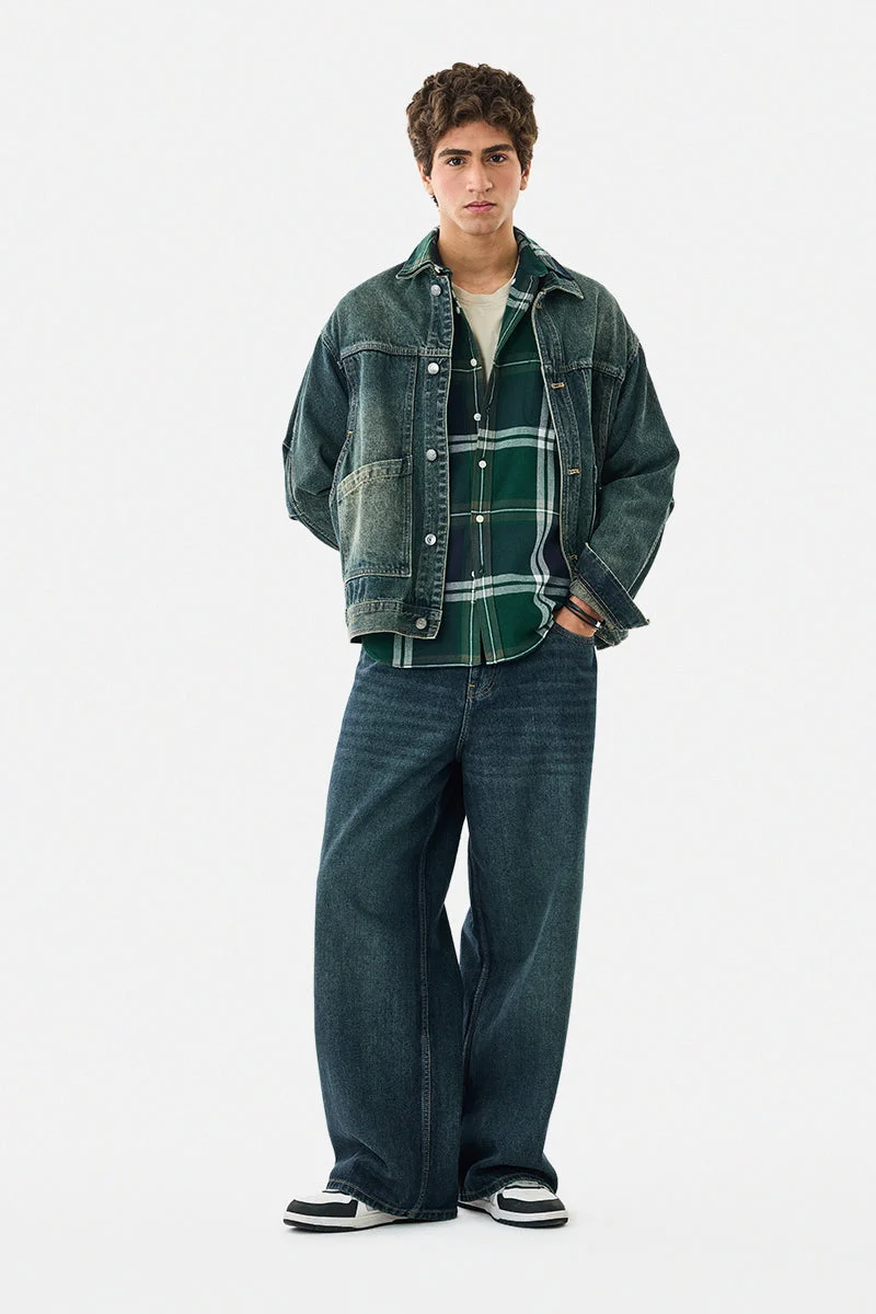 SNITCH Light Weight Flannel Plaid Shirt