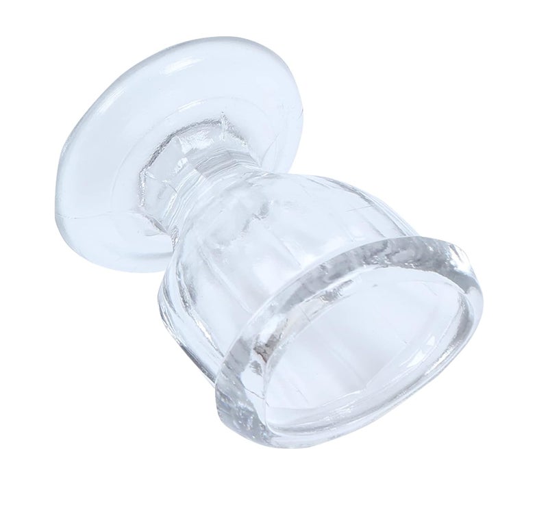 QIMACPLUS QIMACPLUS SuperiorSmooth EdgeGlass Eye Wash Cups With Engineering Design To Fit Eyes For Effective Eye CleansingEye Shaped RimSnug Fit With Storage Container Set Of 1 PcsTransparent  - Image 2