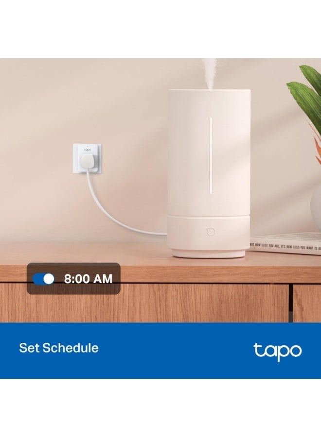 تابو مقبس Tapo P115 ذكي بتقنية Wi-Fi مع مراقبة استهلاك الطاقة، يعمل مع Alexa وGoogle Home، ويدعم التحكم الصوتي والتحكم عن بُعد، ولا يحتاج إلى Hub إضافي. - Image 4