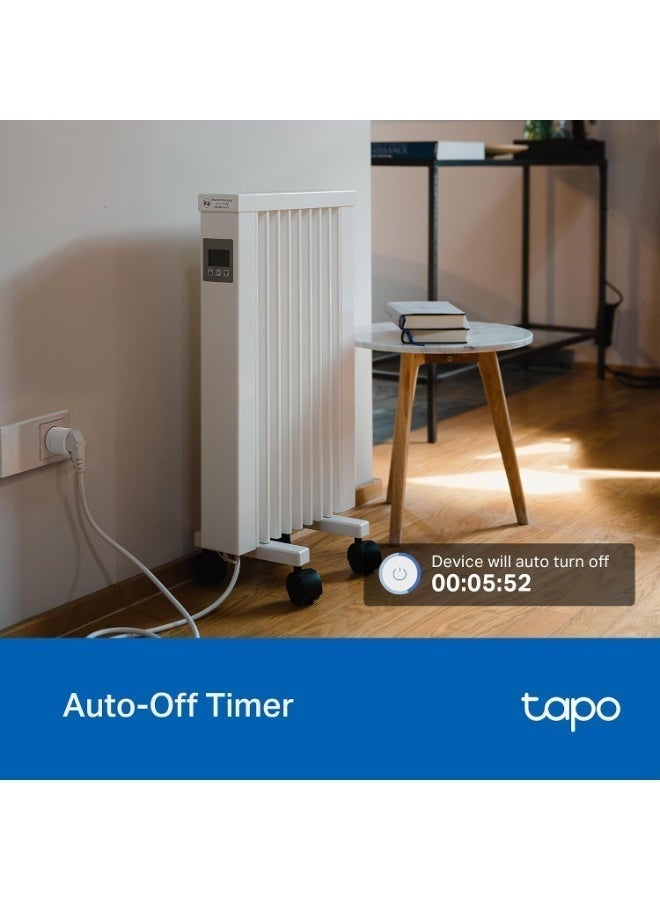تابو مقبس Tapo P115 ذكي بتقنية Wi-Fi مع مراقبة استهلاك الطاقة، يعمل مع Alexa وGoogle Home، ويدعم التحكم الصوتي والتحكم عن بُعد، ولا يحتاج إلى Hub إضافي. - Image 2