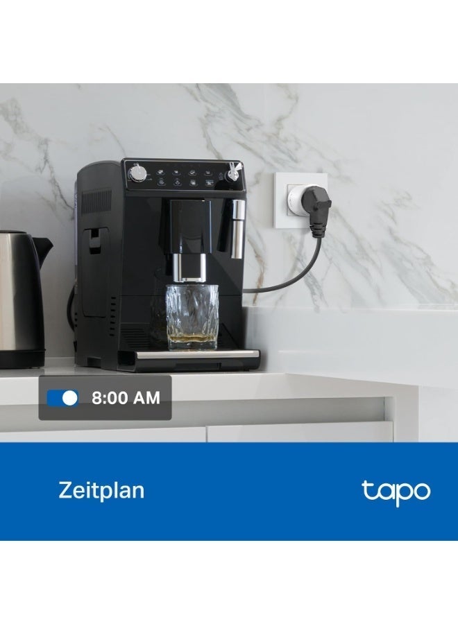 تابو مقبس Tapo P115 ذكي بتقنية Wi-Fi مع مراقبة استهلاك الطاقة، يعمل مع Alexa وGoogle Home، ويدعم التحكم الصوتي والتحكم عن بُعد، ولا يحتاج إلى Hub إضافي. - Image 3