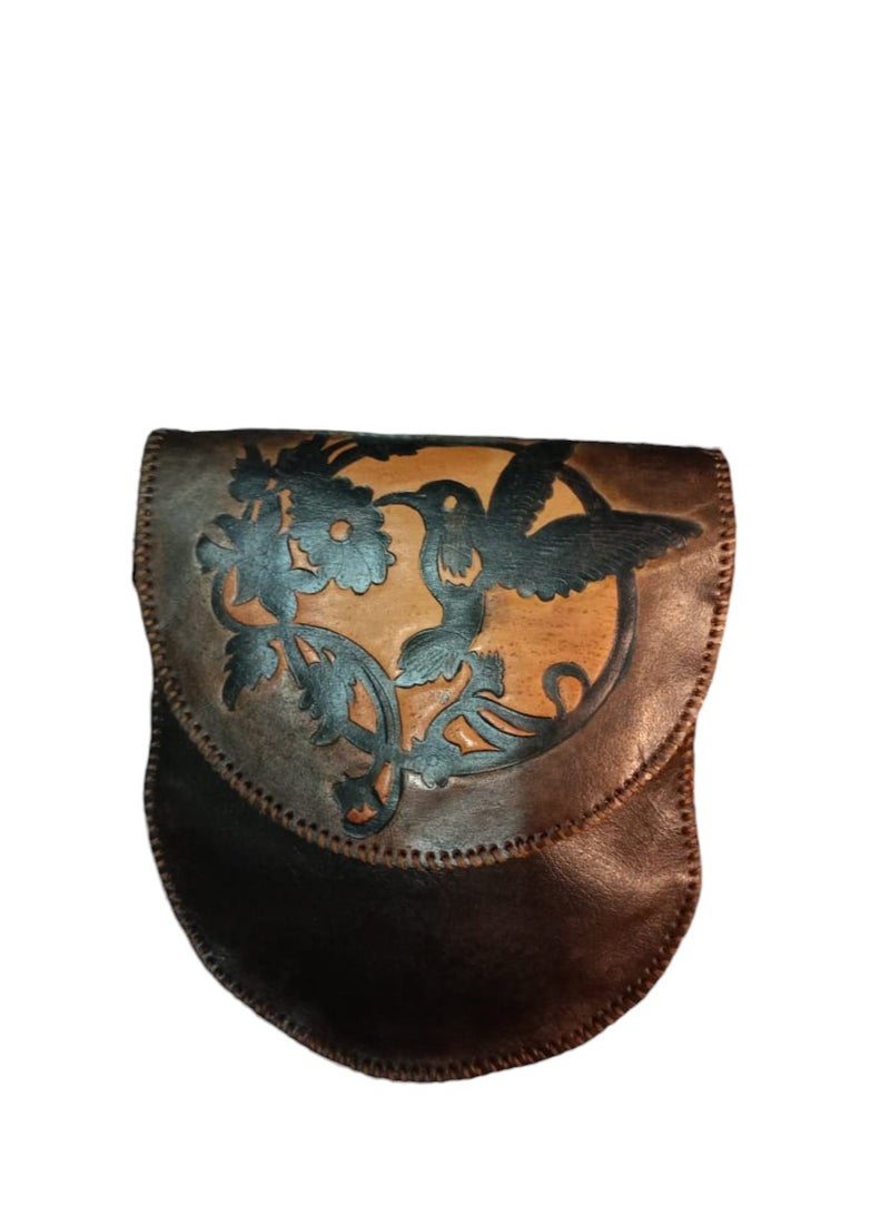 Sheer Fashionable Leather Crossbody Bag  - Image 1