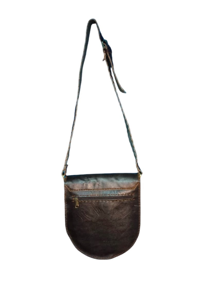 Sheer Fashionable Leather Crossbody Bag  - Image 3