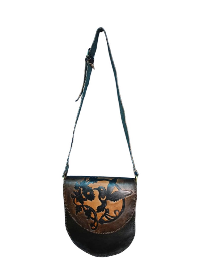 Sheer Fashionable Leather Crossbody Bag  - Image 2