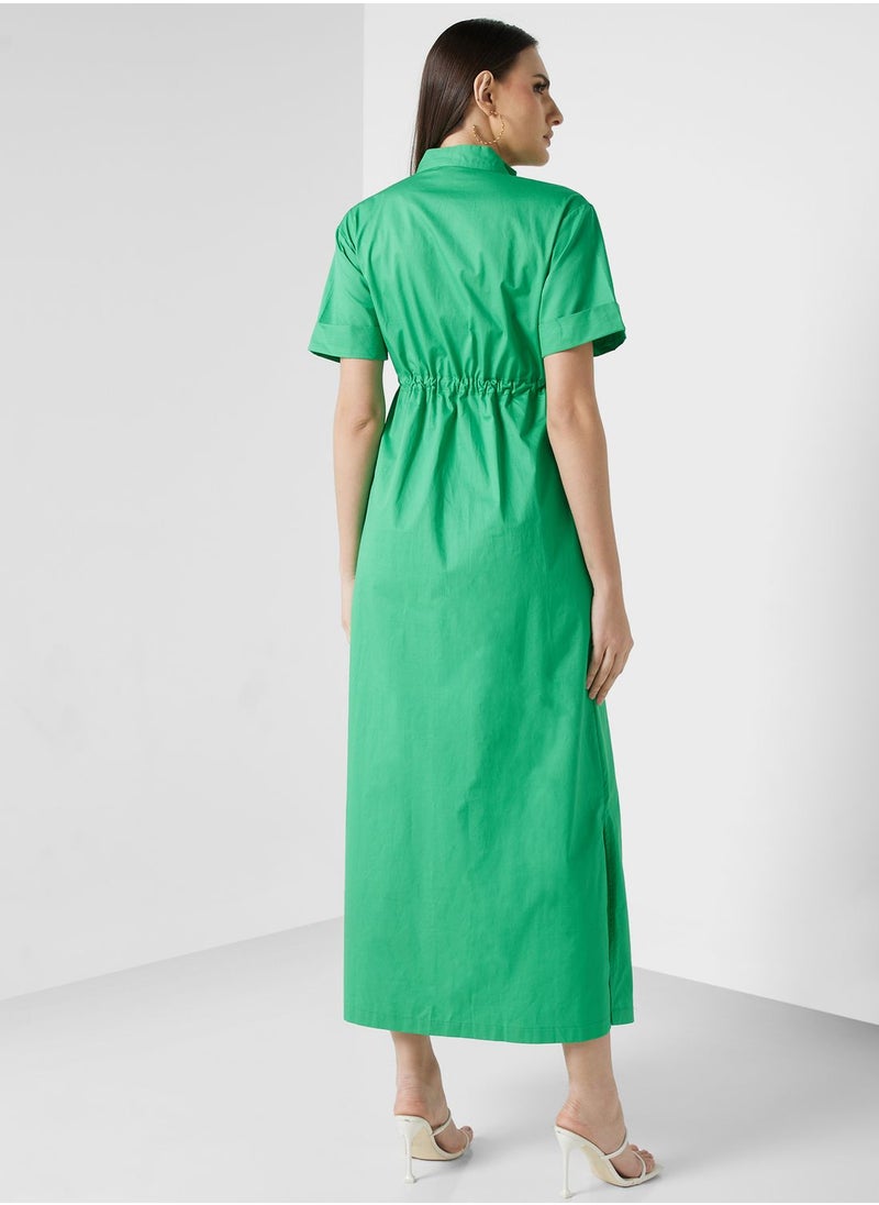 ELLA - Button Down Shirt Dress - Image 1