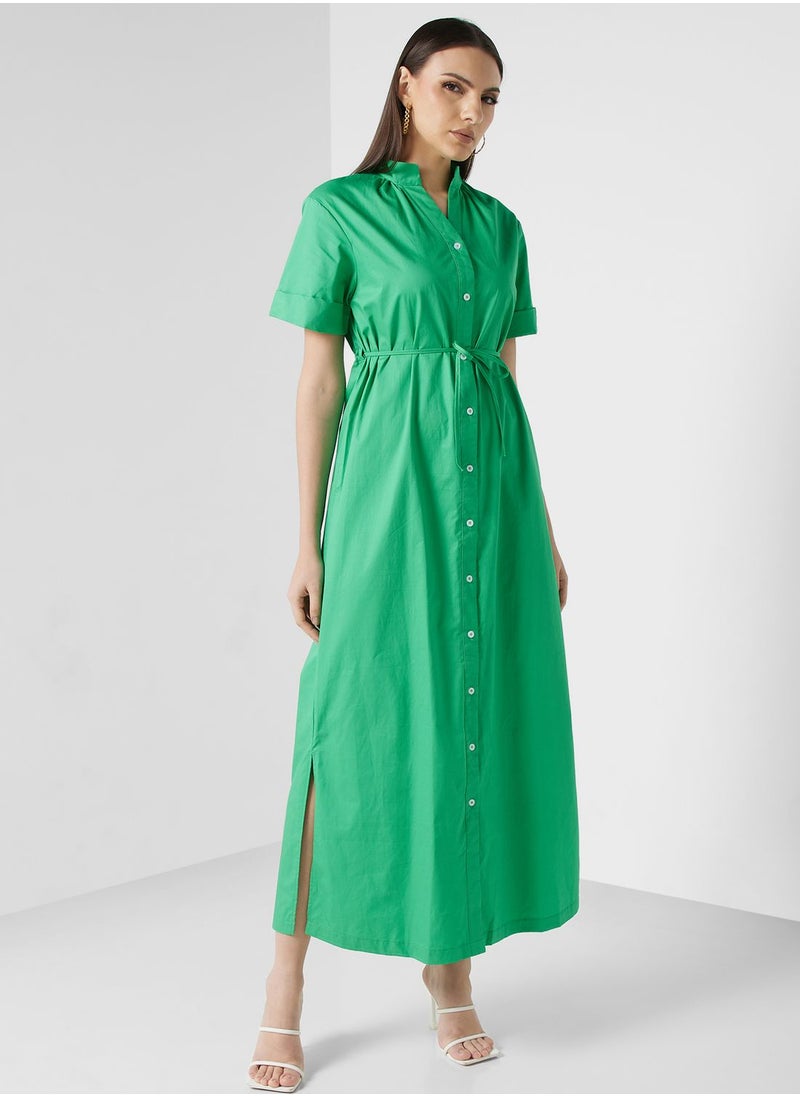 ELLA - Button Down Shirt Dress - Image 1