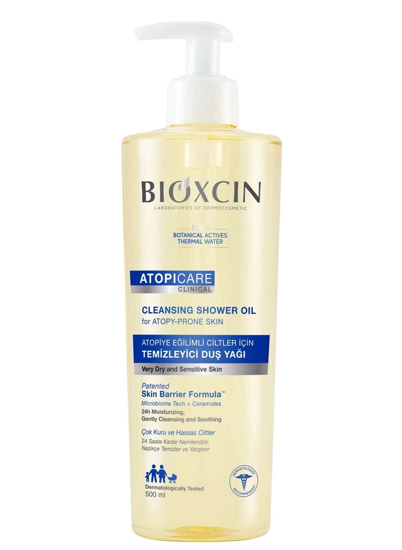 BIOXCIN - ATOPICARE CLEANSING SHOWER OIL 500ML - Image 1