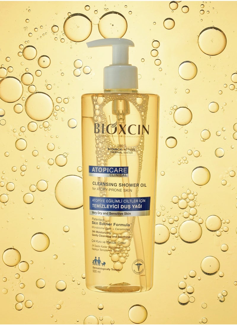 BIOXCIN - ATOPICARE CLEANSING SHOWER OIL 500ML - Image 1