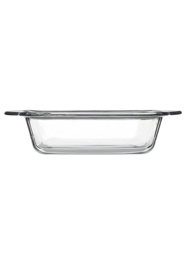 Anchor Hocking 8 Inch Square Cake Dish with TrueLock Locking Lid Bakeware, Clear - Image 2