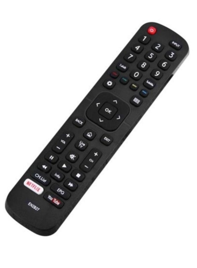 Remote Control Replacement For Hisense TVs Black - Image 1