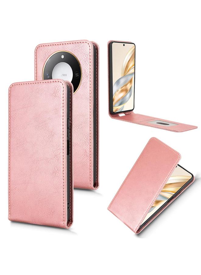 اس-توب جراب هاتف Honor X60 5G / X9c الذكي المغناطيسي العمودي المصنوع من الجلد - Image 1