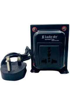 Lucky Sky Step Down 300 Watt Transformer 220 Volt to 110 Volt Voltage Converter,Universal 3 Pin UK With Power Cord For Household Electrical Appliance Voltage Converter (220V TO 110V 300W)  - Image 1