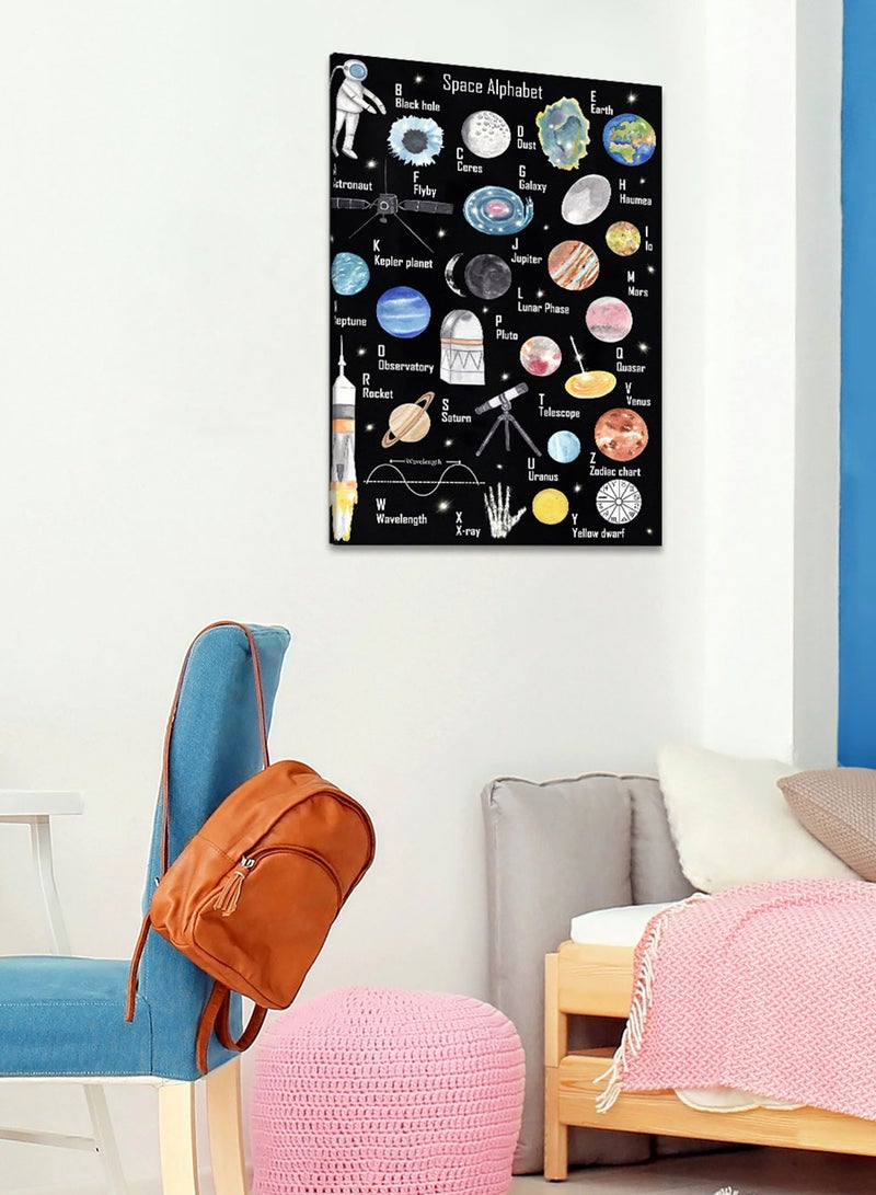 لوحة كانفاس على إطار خشبي بتصميم الفضاء، للمنزل، غرفة المعيشة، المكتب، الديكور - Image 3