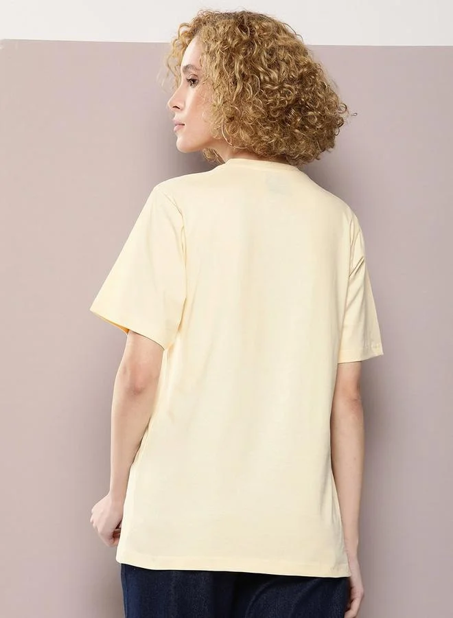Dillinger Oversized Butterfly Graphic Print T-Shirt by Styli