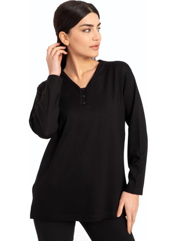 Women Middle Age and Above Four Seasons V Neck Comfortable Pattern Lycra Viscose Mother Combed Cotton Blouse 140