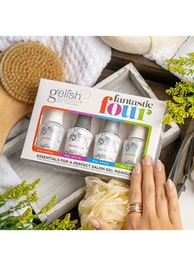 Gelish - Fantastic Four Essentials Collection Soak Off Gel Nail Polish Kit 15 Ml - Image 1