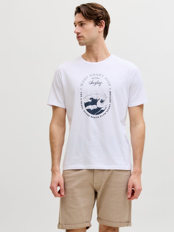 Rebel Men Graphic Print Regular Fit T-Shirt - Image 2