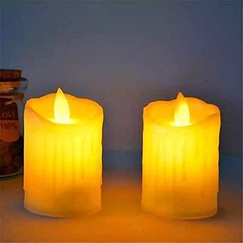 Desidiya® 6 Pcs Acrylic Dancing Tealight LED Candles for Home Decor - Ideal for Wall, Lobby, Living Room, Bedroom - Image 3
