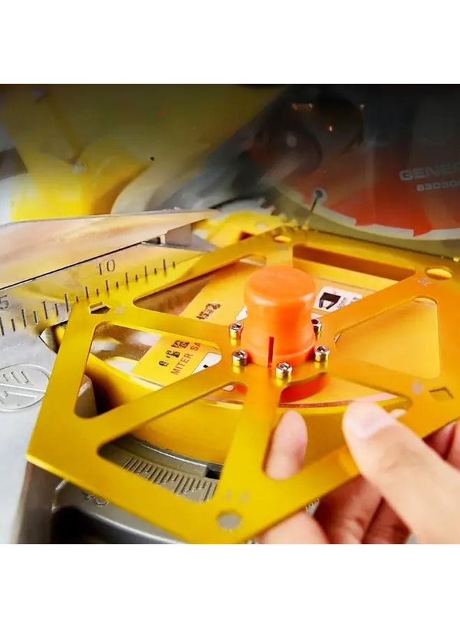 زاوية مغناطيسية ذهبية ثقيلة قابلة للتعديل من الألومنيوم بأداة سداسية دليل قطع دقيق - Image 3