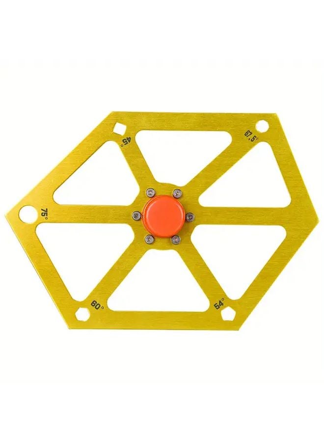 زاوية مغناطيسية ذهبية ثقيلة قابلة للتعديل من الألومنيوم بأداة سداسية دليل قطع دقيق - Image 1