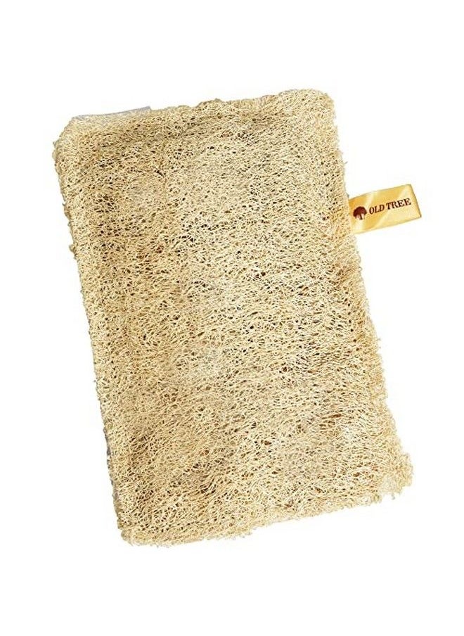 Old Tree - Loofah Rectangular Sape (Both Side Scrubber) Pack Of 4 Piece - Image 1