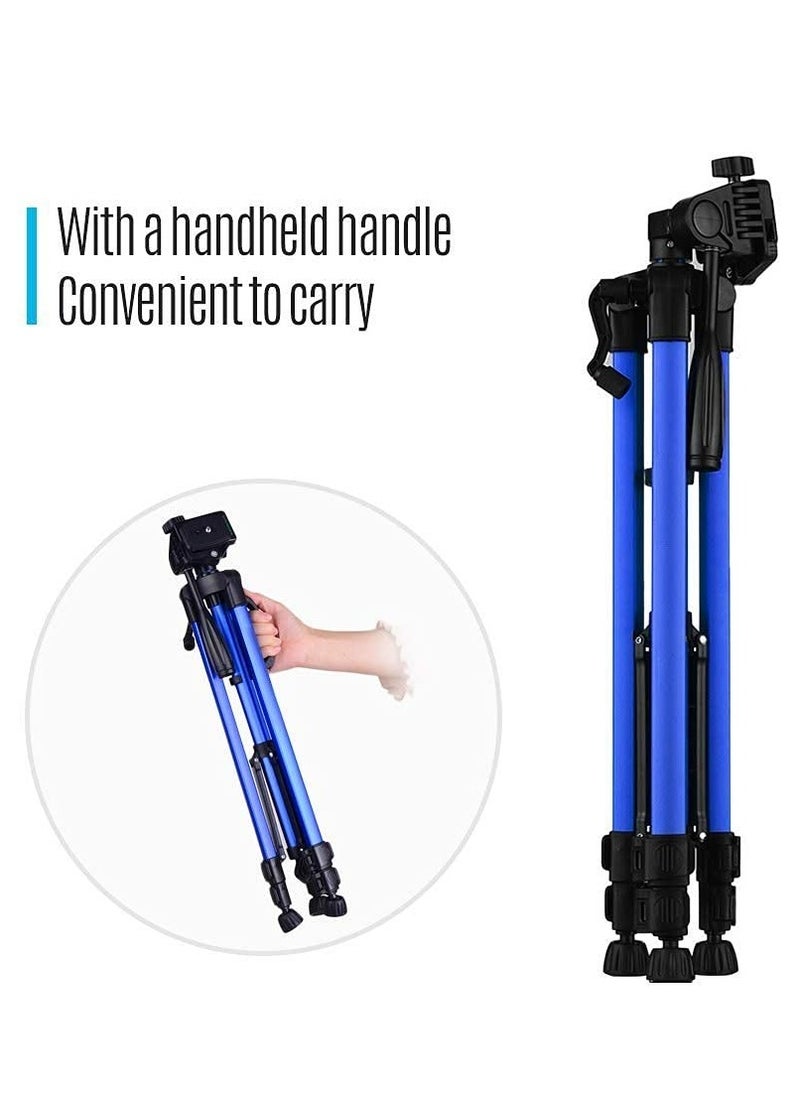 Generic - Lightweight and Durable Tripod for Camera and Mobile Phone   - 3366- Blue - Image 1