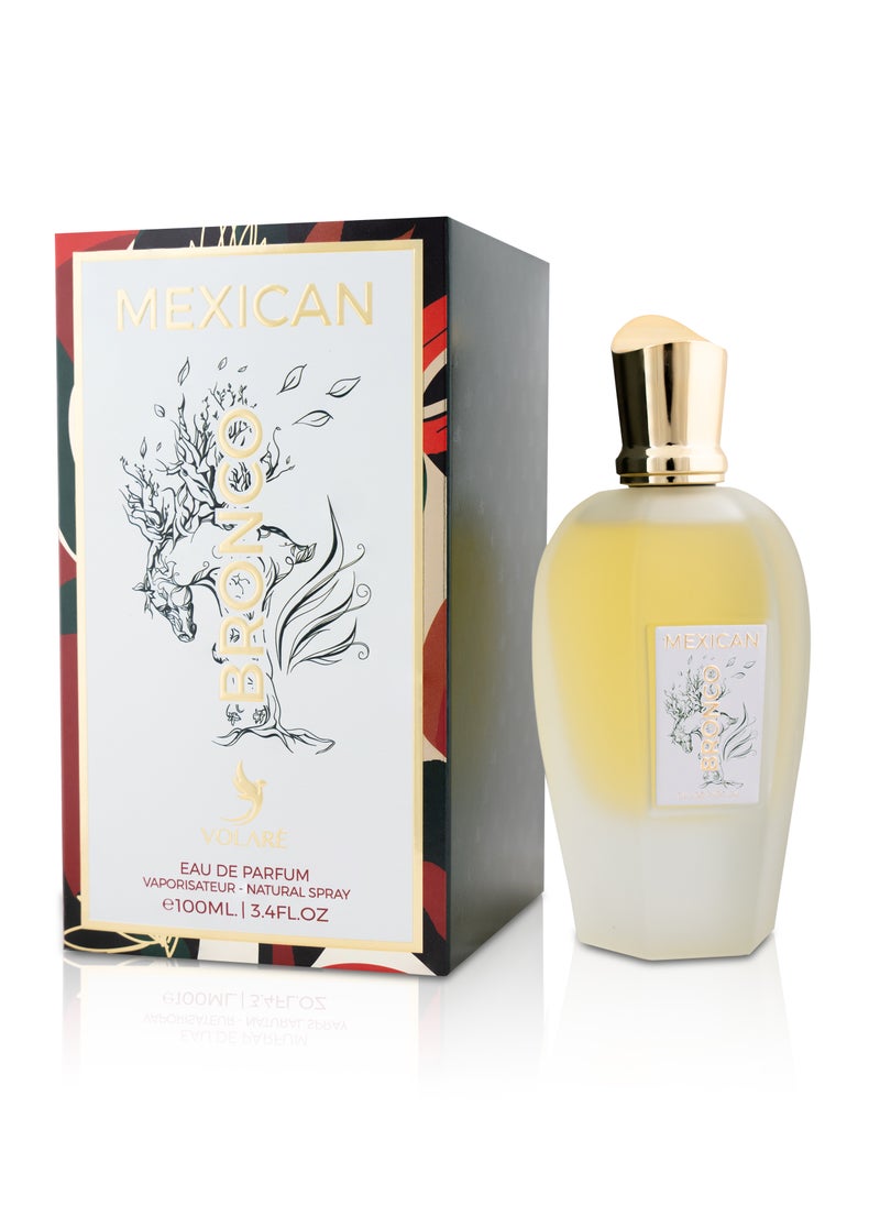 VOLARE - Volare Mexican Bronco Eau De Parfum for Men, 100ml | Bold Spicy & Woody Fragrance with Bergamot, Cardamom & Ambergris - Image 1