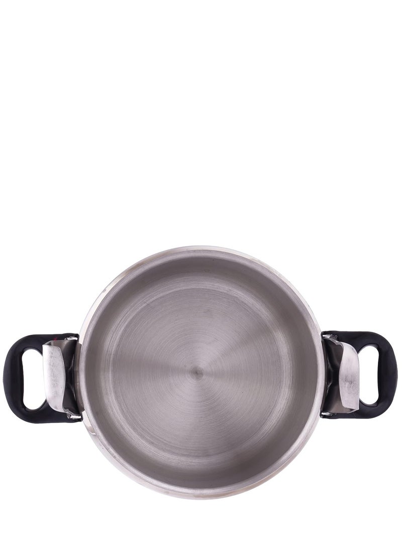 Generic - High safety aluminum pressure cooker featuring a unique system that provides easy opening and closing equipped with a valve for added safety and a capacity of 5 litre - Image 1