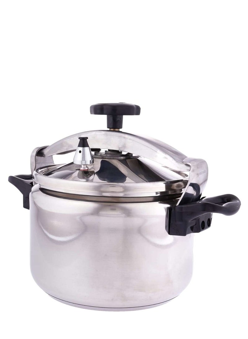 Generic - High safety aluminum pressure cooker featuring a unique system that provides easy opening and closing equipped with a valve for added safety and a capacity of 5 litre - Image 1