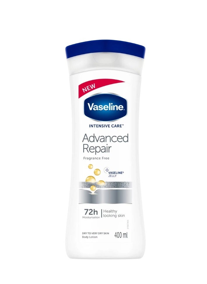 Vaseline Intensive Care Advanced Repair 72H Moisturisation - Body Lotion - 400ml  - Image 1