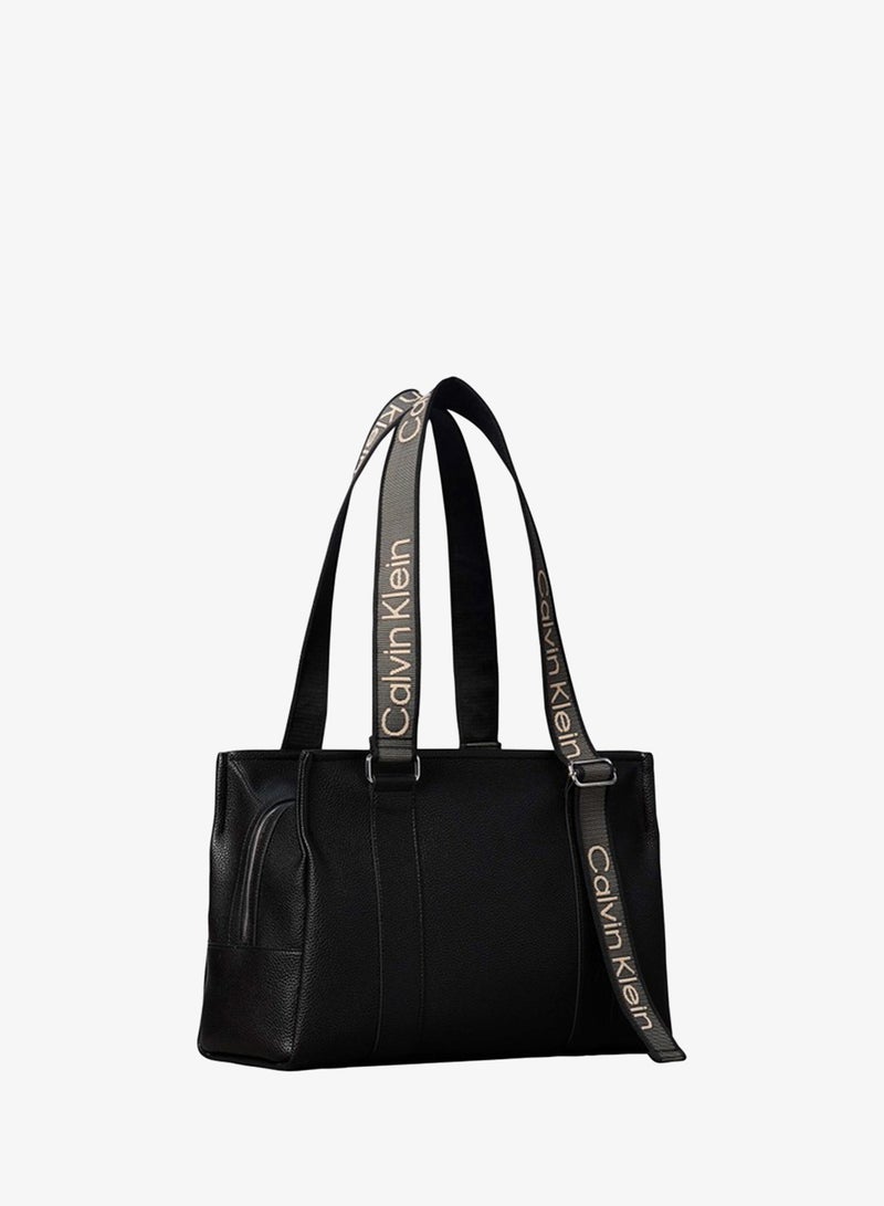 CALVIN KLEIN Logo Strap Tote Bag - Image 2