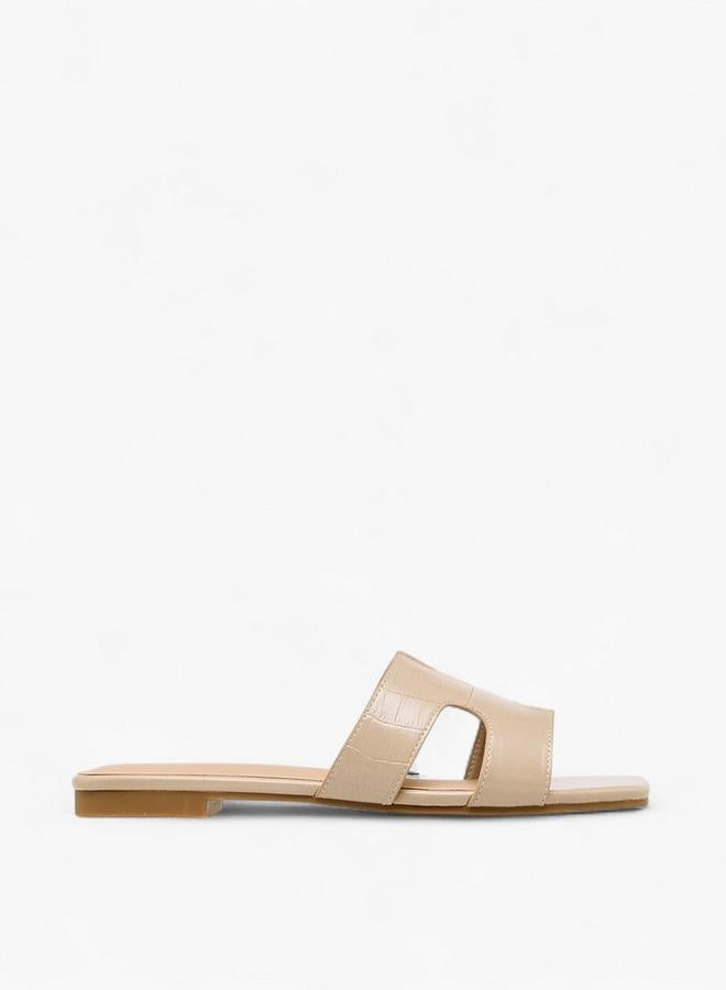 Flora Bella By Shoexpress Women Textured Sandals - Image 1