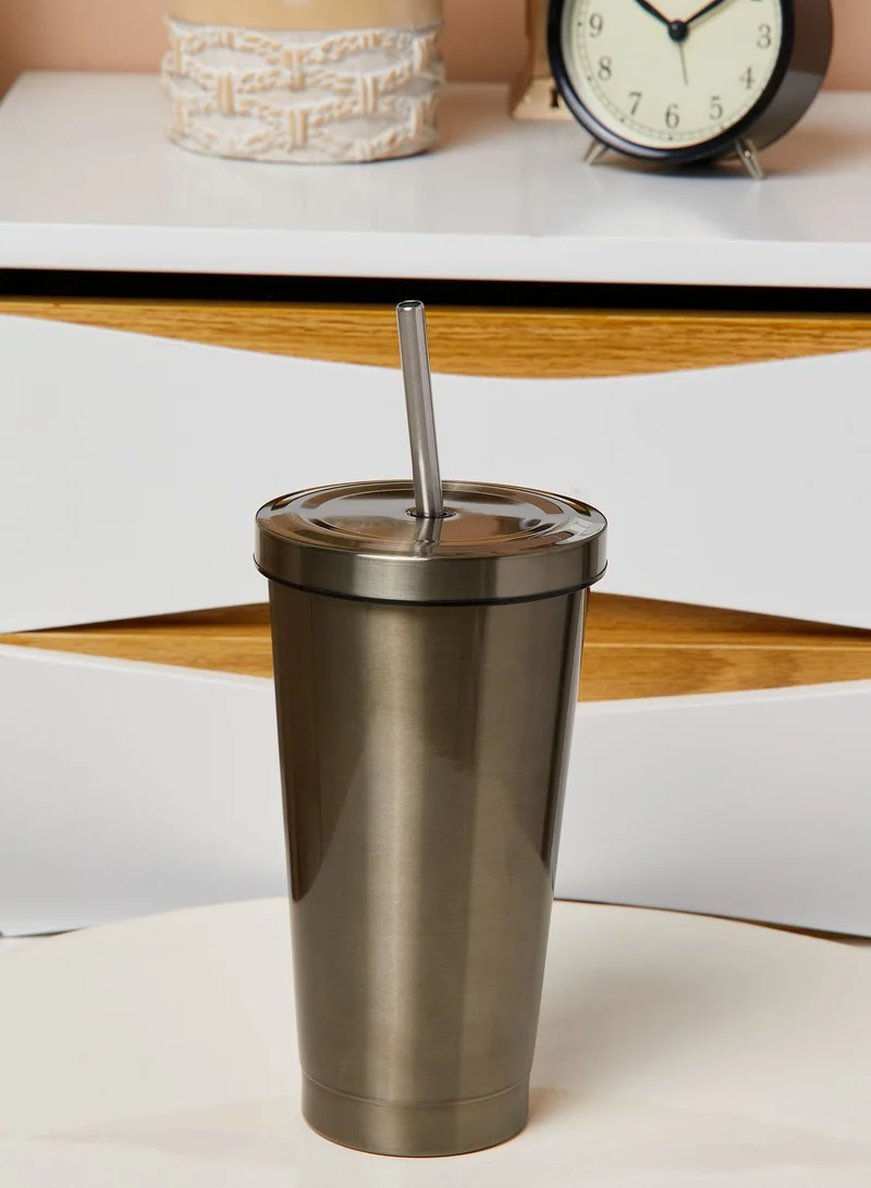 AURORA Stainless Steel Tumbler With Straw